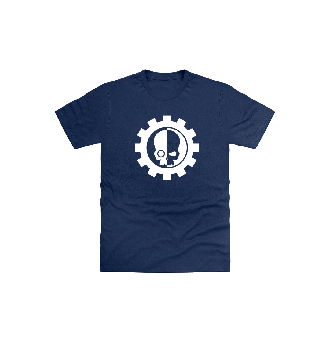 Navy Printed Kids T-Shirt